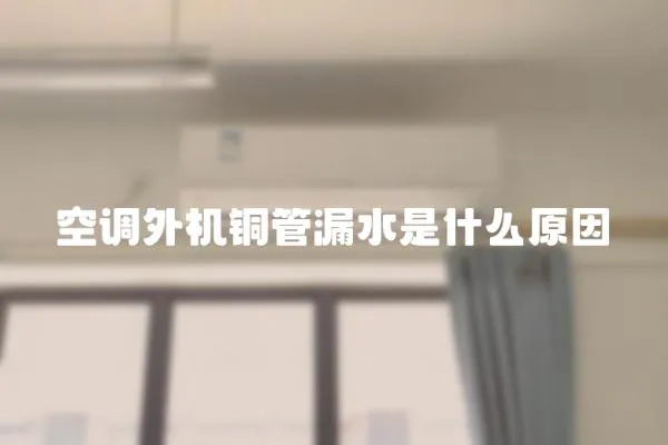 空調外機銅管漏水是什么原因