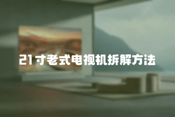 21寸老式電視機拆解方法