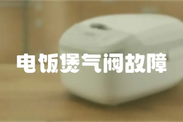 電飯煲氣閥故障