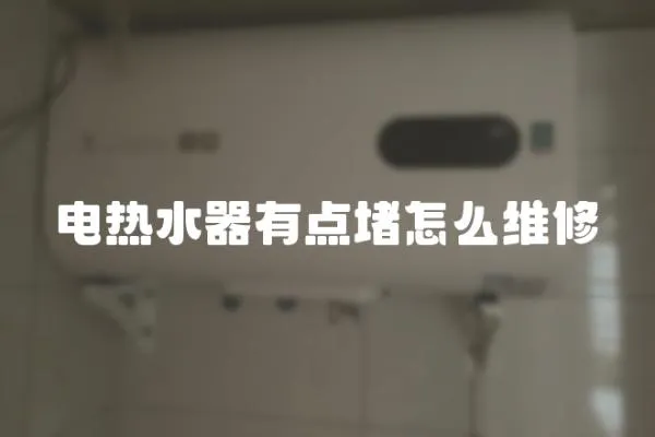 電熱水器有點堵怎么維修