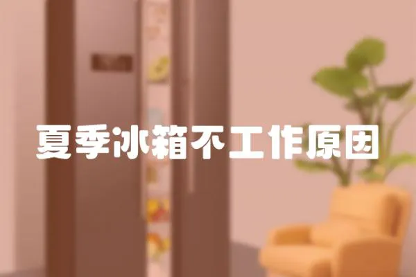 夏季冰箱不工作原因
