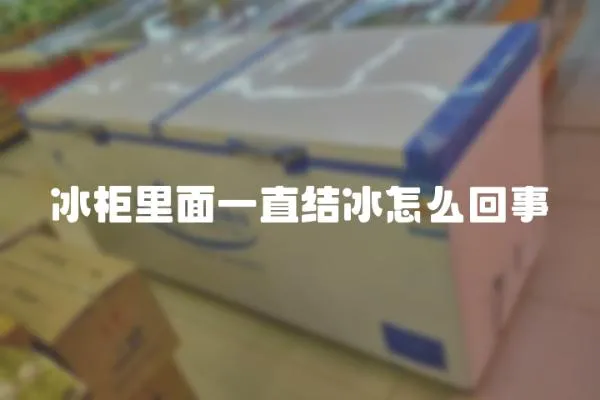 冰柜里面一直結冰怎么回事