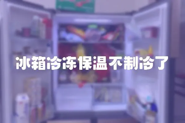 冰箱冷凍保溫不制冷了