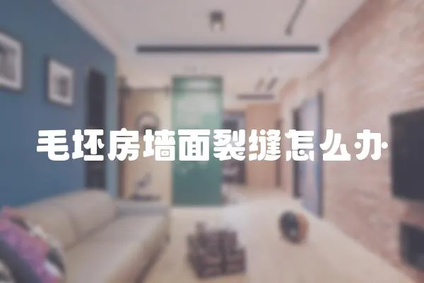 毛坯房墻面裂縫怎么辦