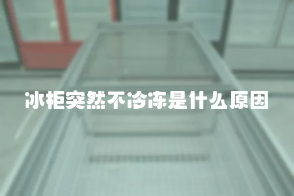 冰柜突然不冷凍是什么原因