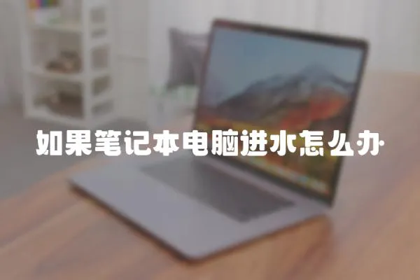 如果筆記本電腦進水怎么辦