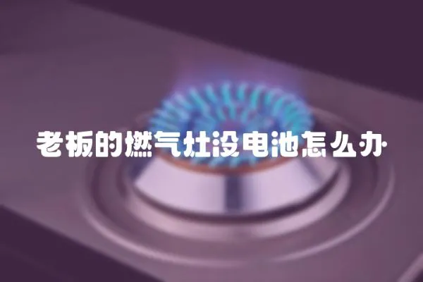 老板的燃氣灶沒電池怎么辦
