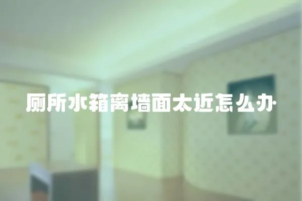 廁所水箱離墻面太近怎么辦