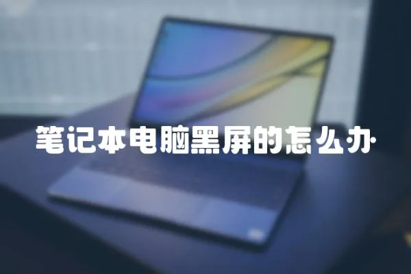 筆記本電腦黑屏的怎么辦