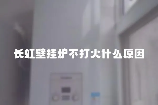 長虹壁掛爐不打火什么原因