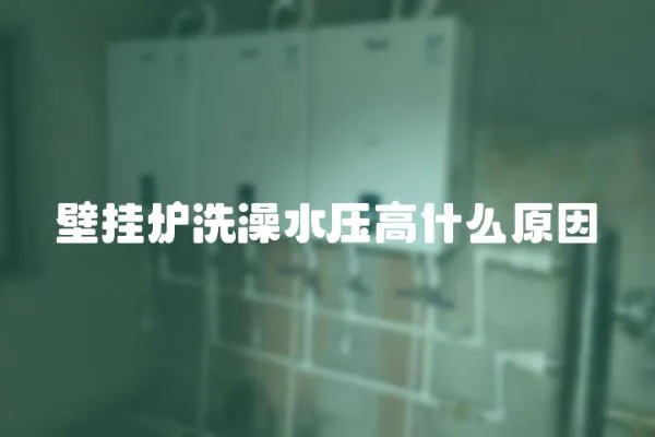壁掛爐洗澡水壓高什么原因