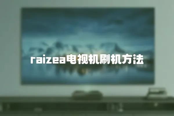 raizea電視機刷機方法