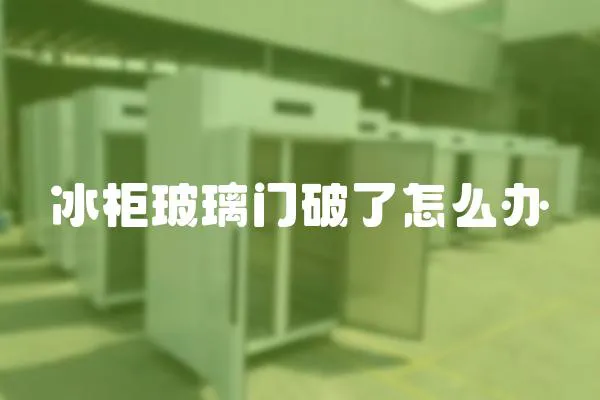 冰柜玻璃門破了怎么辦