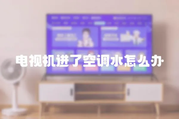 電視機進了空調水怎么辦