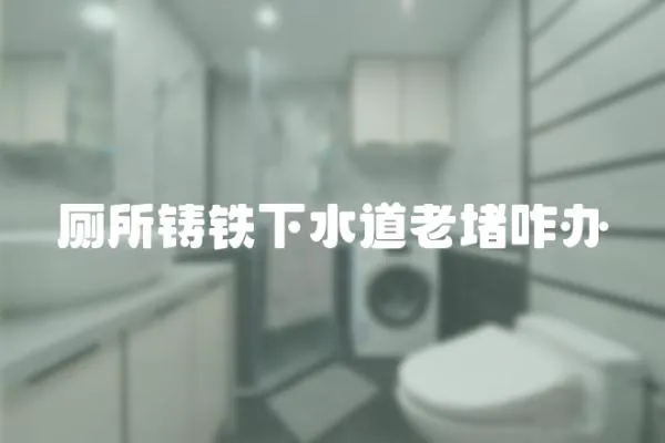 廁所鑄鐵下水道老堵咋辦