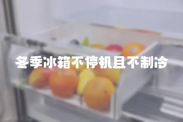 冬季冰箱不停機且不制冷