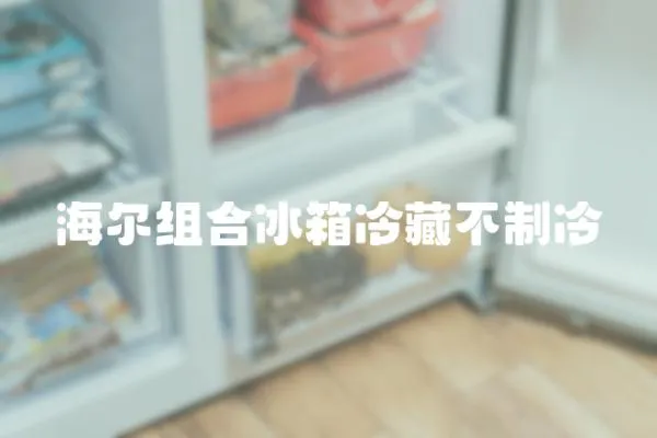 海爾組合冰箱冷藏不制冷