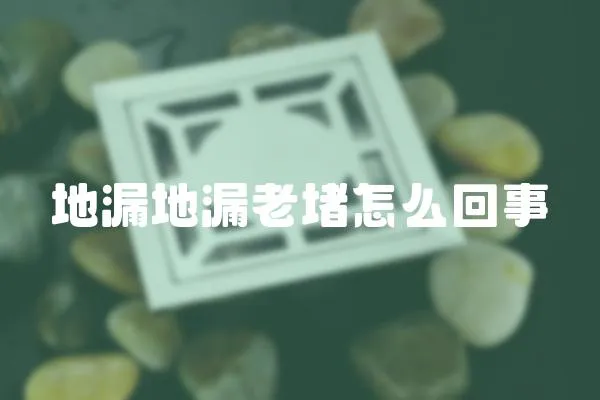 地漏地漏老堵怎么回事