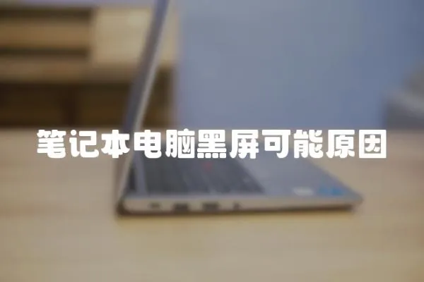 筆記本電腦黑屏可能原因