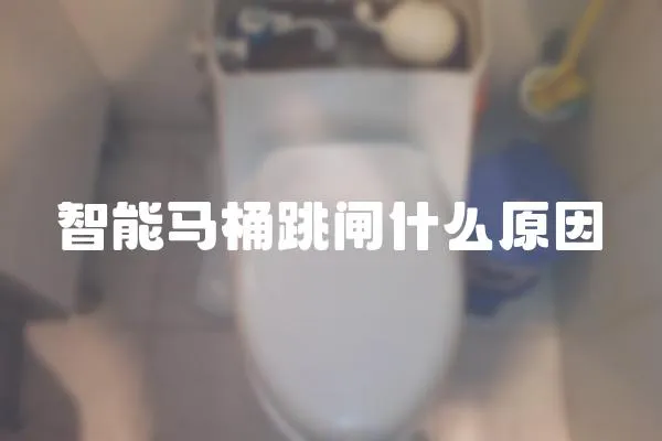 智能馬桶跳閘什么原因