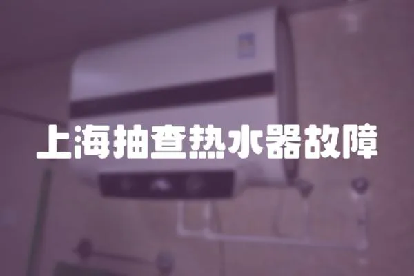上海抽查熱水器故障