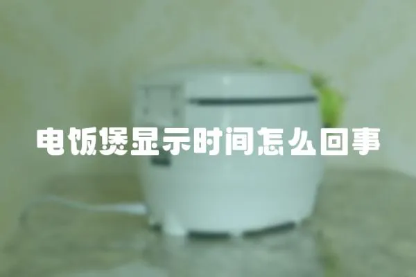電飯煲顯示時間怎么回事