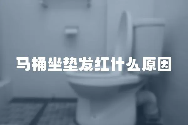 马桶坐垫发红什么原因