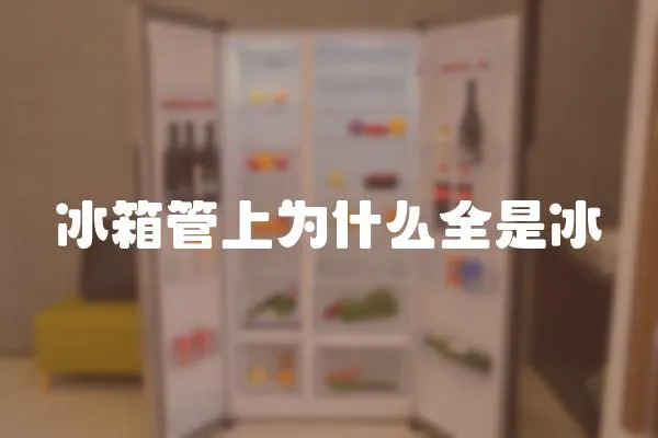 冰箱管上為什么全是冰