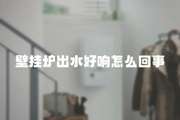 壁掛爐出水好響怎么回事