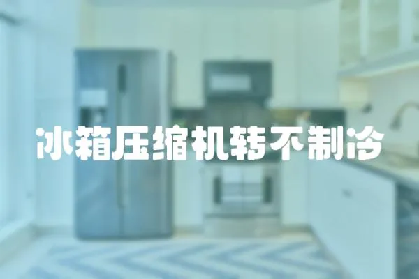 冰箱壓縮機轉不制冷