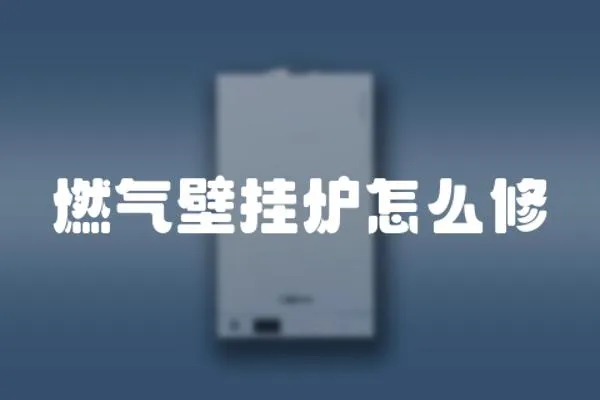 燃?xì)獗趻鞝t怎么修