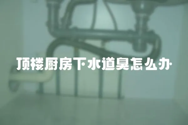 頂樓廚房下水道臭怎么辦
