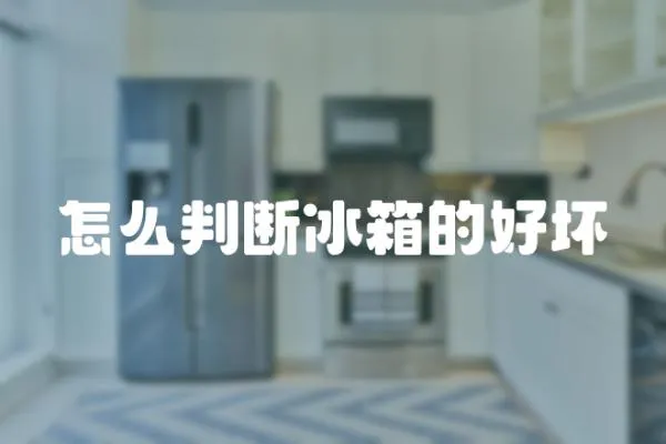 怎么判斷冰箱的好壞