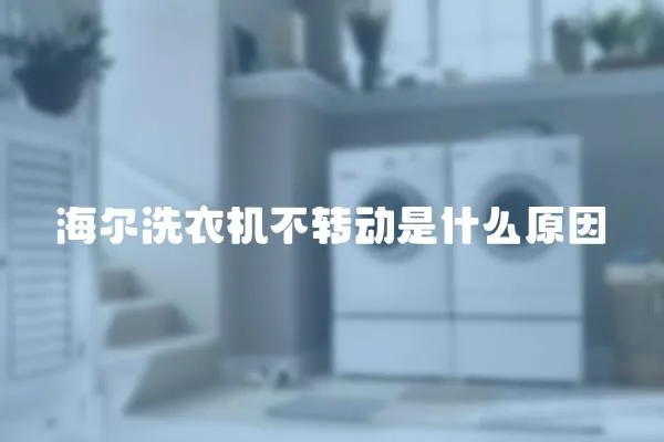海爾洗衣機(jī)不轉(zhuǎn)動(dòng)是什么原因