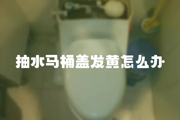 抽水馬桶蓋發黃怎么辦