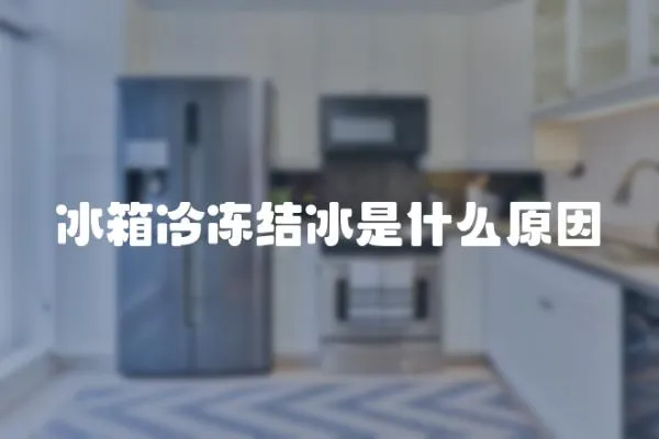 冰箱冷凍結冰是什么原因