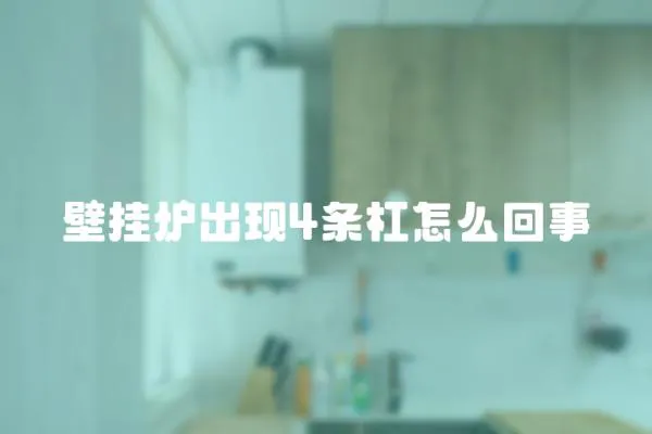 壁掛爐出現4條杠怎么回事