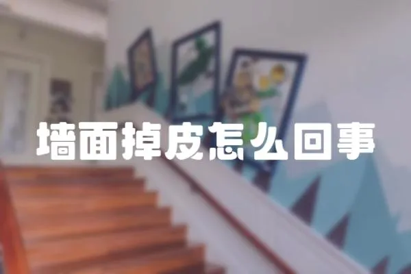 墻面掉皮怎么回事