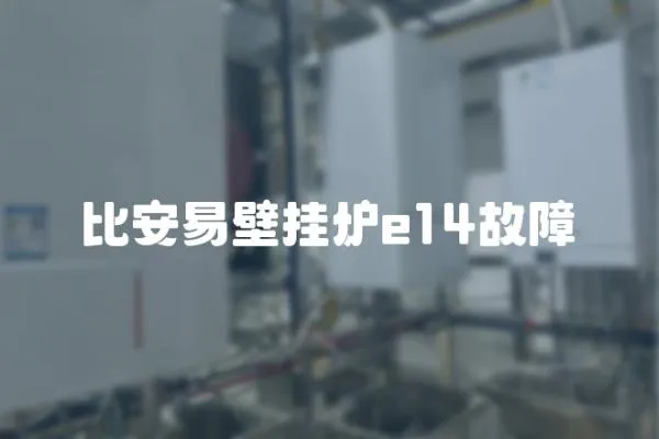 比安易壁掛爐e14故障