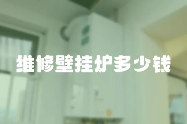 維修壁掛爐多少錢