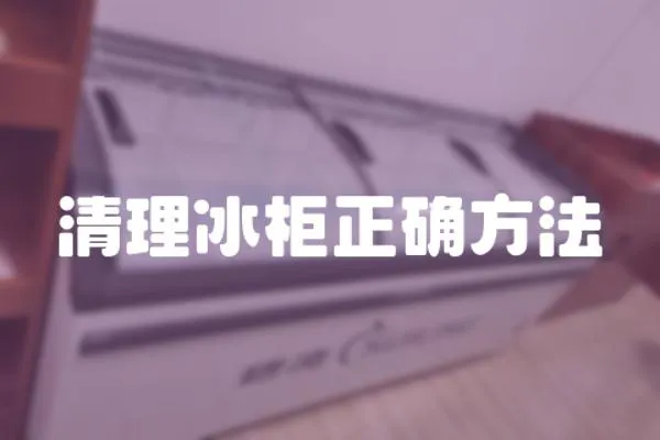 清理冰柜正確方法