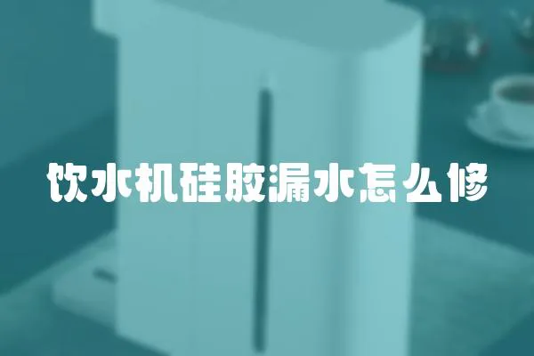 飲水機(jī)硅膠漏水怎么修