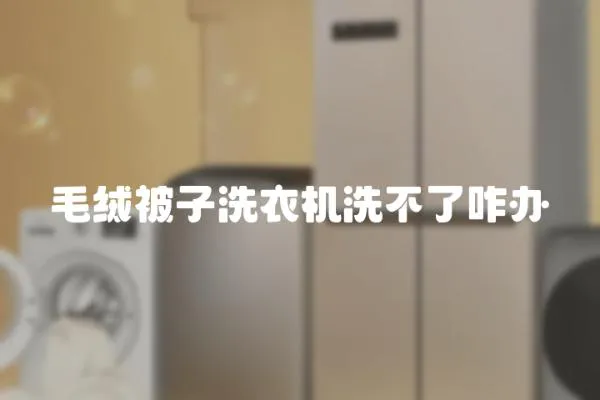 毛絨被子洗衣機(jī)洗不了咋辦