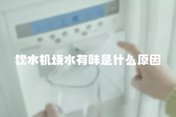 飲水機燒水有味是什么原因
