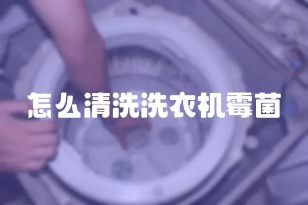 怎么清洗洗衣機(jī)霉菌
