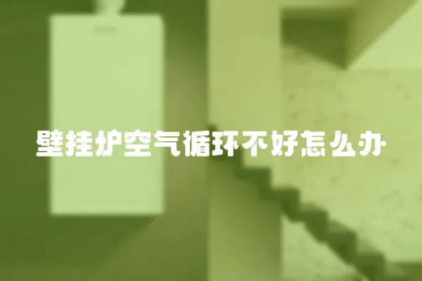 壁掛爐空氣循環(huán)不好怎么辦