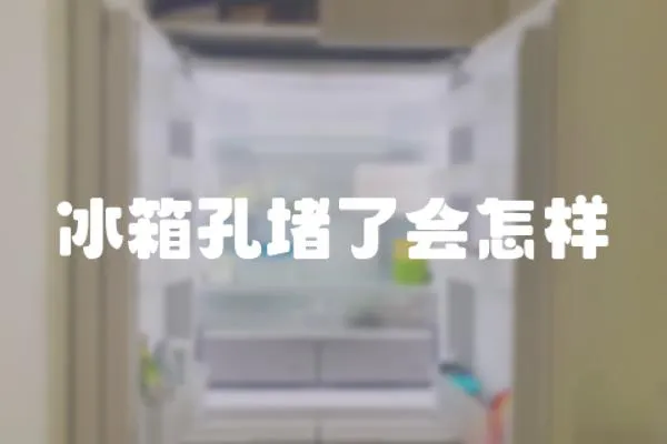 冰箱孔堵了會怎樣