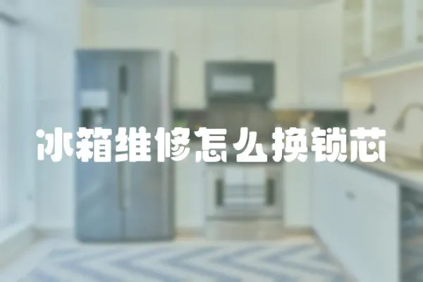 冰箱維修怎么換鎖芯
