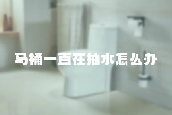 馬桶一直在抽水怎么辦