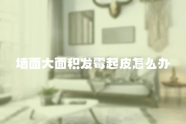 墻面大面積發霉起皮怎么辦